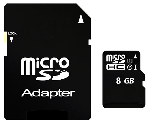 MicroSD UHS 1 8GB CL10